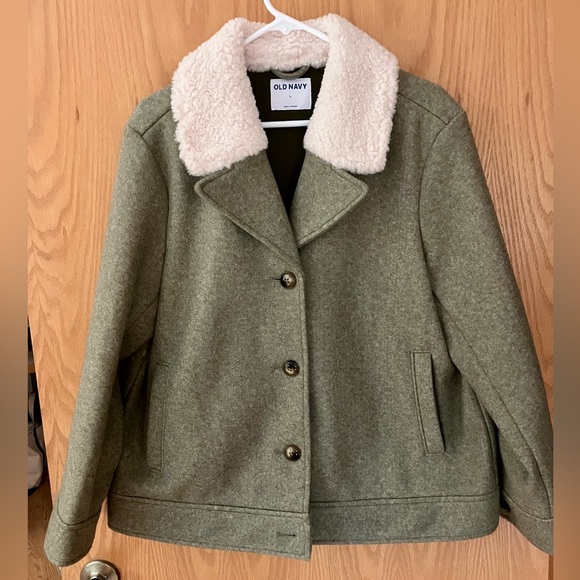 Fleece and Sherpa Jacket Old Navy Large - Picture 2 of 6
